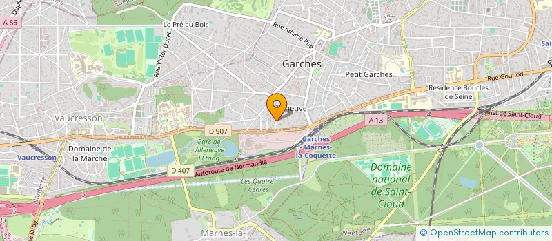 localisation de l'entreprise PACS à GARCHES