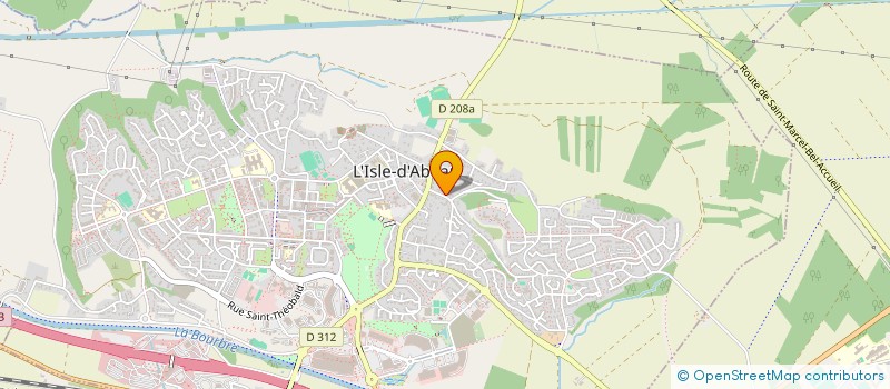 localisation de l'entreprise PACS  L'ISLE-D'ABEAU