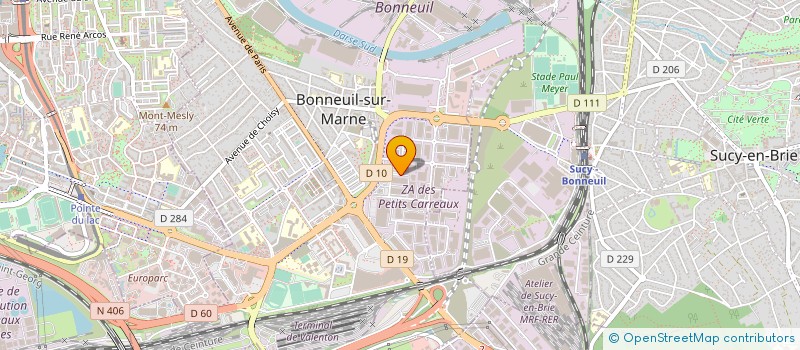 localisation de l'entreprise PACS ELECTRONICS à BONNEUIL-SUR-MARNE