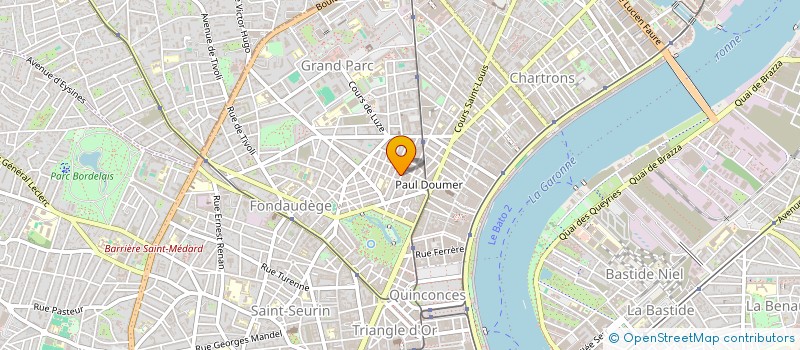 localisation de l'entreprise PACT  BORDEAUX