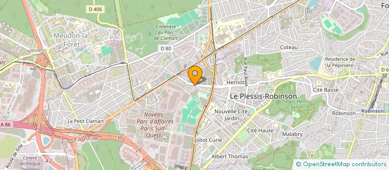 localisation de l'entreprise PACT à LE PLESSIS-ROBINSON