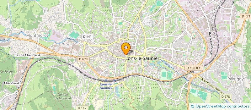 localisation de l'entreprise PACT  LONS-LE-SAUNIER