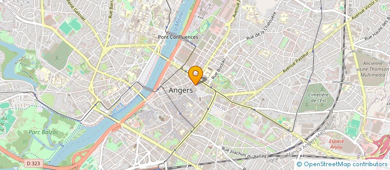 localisation de l'entreprise PACT ARIM à ANGERS