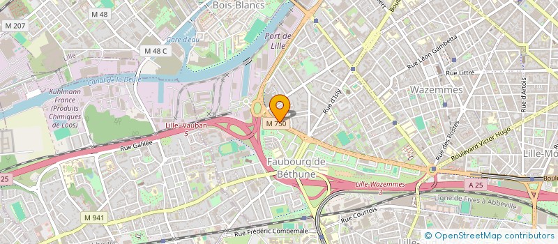 localisation de l'entreprise PACT-ARIM à LILLE