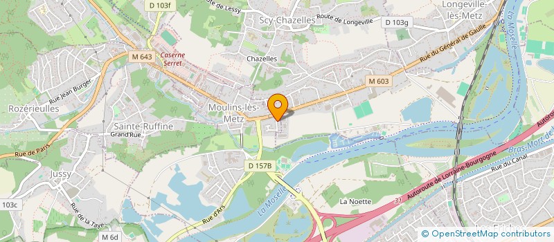 localisation de l'entreprise PACT'ASSURANCES  SCY-CHAZELLES