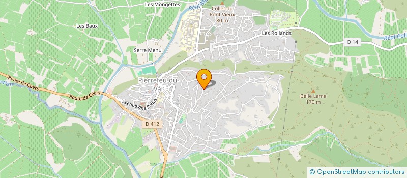 localisation de l'entreprise PACT FOR WILDLIFE ( PFW )  PIERREFEU-DU-VAR