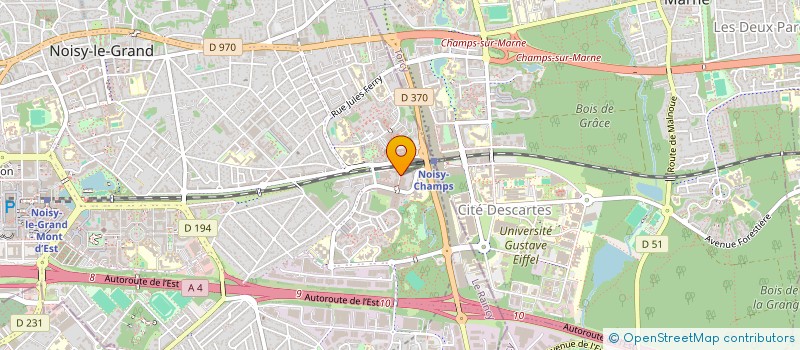 localisation de l'entreprise PACT GROUP  NOISY-LE-GRAND