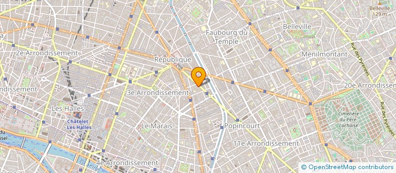 localisation de l'entreprise PACT'IMMO  PARIS