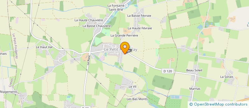 localisation de l'entreprise PACT-S à LE PETIT-FOUGERAY