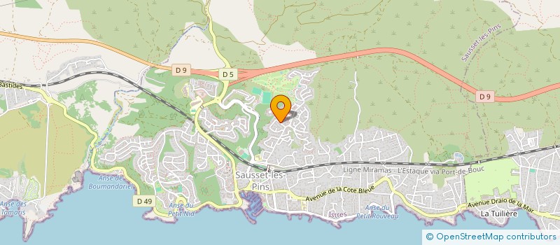 localisation de l'entreprise PACTE 131  SAUSSET-LES-PINS