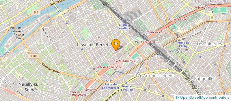 localisation de l'entreprise PACTE 92 POUR AGIR CONTRE TOUTE EXCLUSION à LEVALLOIS-PERRET