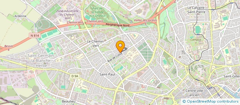 localisation de l'entreprise PACTE D'AVRIL à CAEN