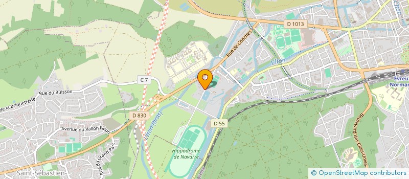 localisation de l'entreprise PACTE IMMO  EVREUX