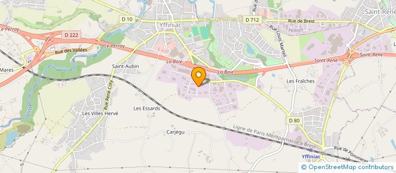 localisation de l'entreprise PACTISOUD à YFFINIAC