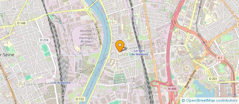 localisation de l'entreprise PACTOL à ALFORTVILLE