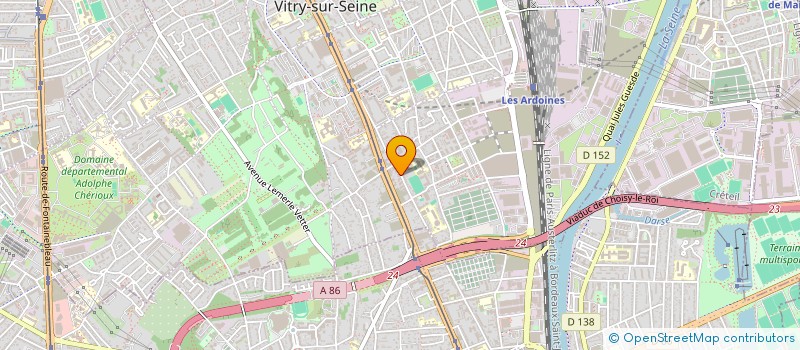 localisation de l'entreprise PACTOLE OFFICES à VITRY-SUR-SEINE
