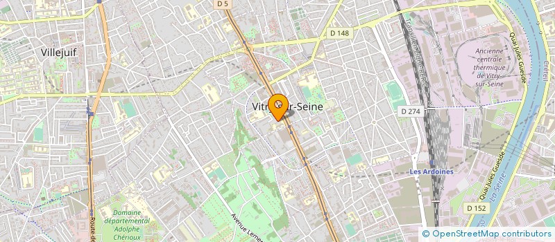 localisation de l'entreprise PACTOLE PRODUCTIONS OFFICE à VITRY-SUR-SEINE