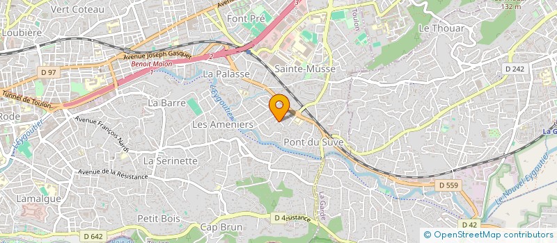 localisation de l'entreprise PACY à TOULON