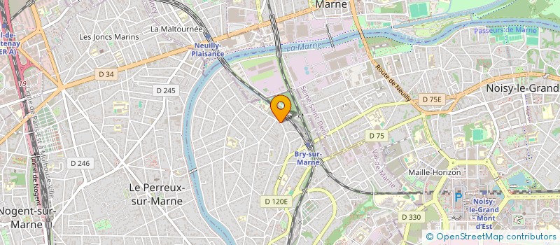 localisation de l'entreprise PACY BRIGNY  BRY-SUR-MARNE