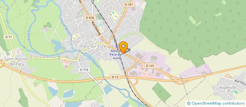 localisation de l'entreprise PACY EPI à PACY-SUR-EURE