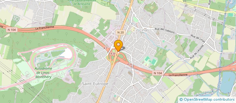 localisation de l'entreprise PACYALMA GESTION HOLDING à LINAS
