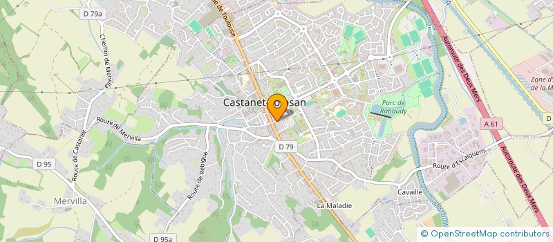 localisation de l'entreprise PAD  CASTANET-TOLOSAN