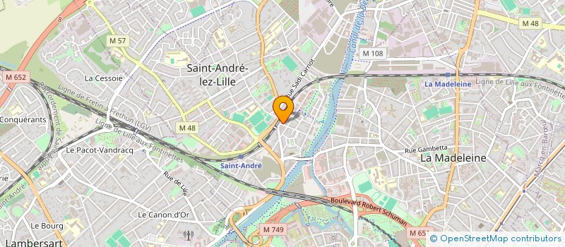 localisation de l'entreprise PAD à SAINT-ANDRE-LEZ-LILLE