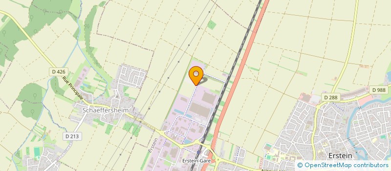 localisation de l'entreprise PAD  ERSTEIN