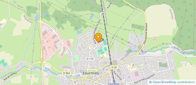 localisation de l'entreprise PAD BRAPAD ET CIE  FOURMIES