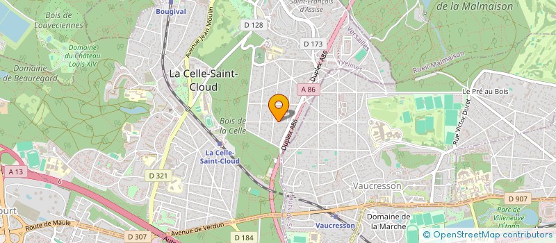 localisation de l'entreprise PAD & CO à LA CELLE-SAINT-CLOUD