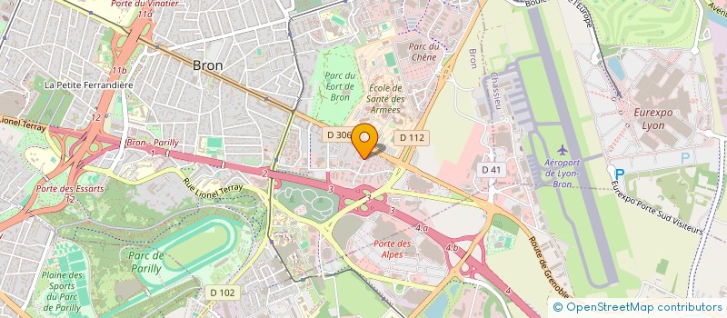 localisation de l'entreprise PAD INTERNATIONAL  BRON