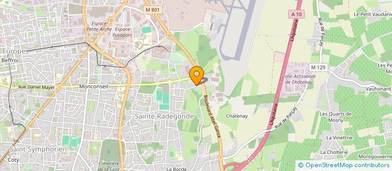 localisation de l'entreprise PAD INVESTISSMENTS  TOURS