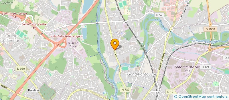 localisation de l'entreprise PAD LAO  GOND-PONTOUVRE