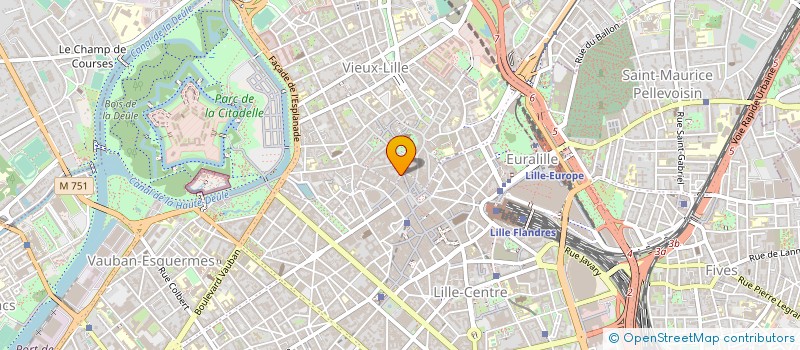 localisation de l'entreprise PAD - OLIV à LILLE