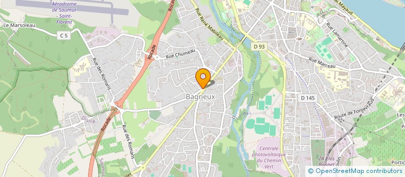 localisation de l'entreprise PAD OPTIQUE à SAUMUR