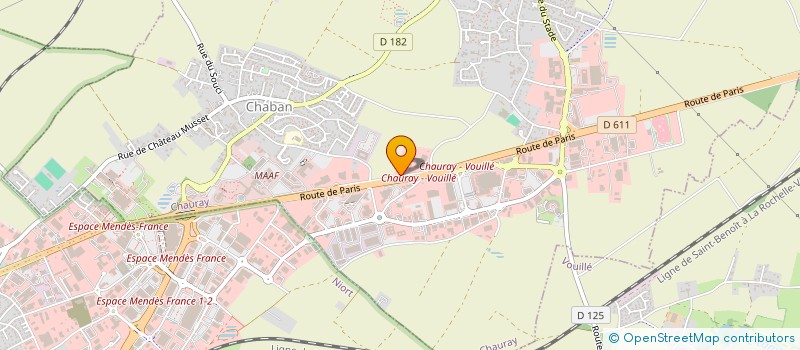 localisation de l'entreprise PAD PARTICIPATIONS  CHAURAY