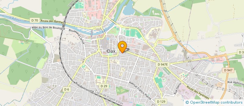 localisation de l'entreprise PAD THAI à DAX