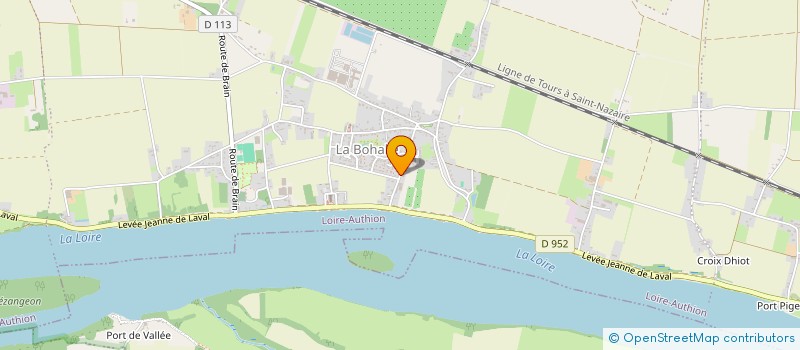 localisation de l'entreprise PADA  LOIRE-AUTHION