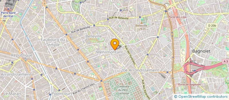 localisation de l'entreprise PADA ONE CONDUITE à PARIS