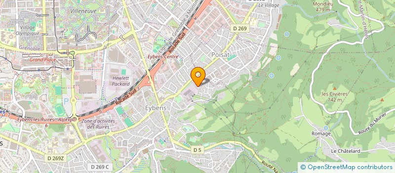 localisation de l'entreprise PADAGGIO  EYBENS