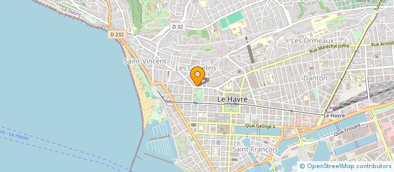 localisation de l'entreprise PADALIN à LE HAVRE