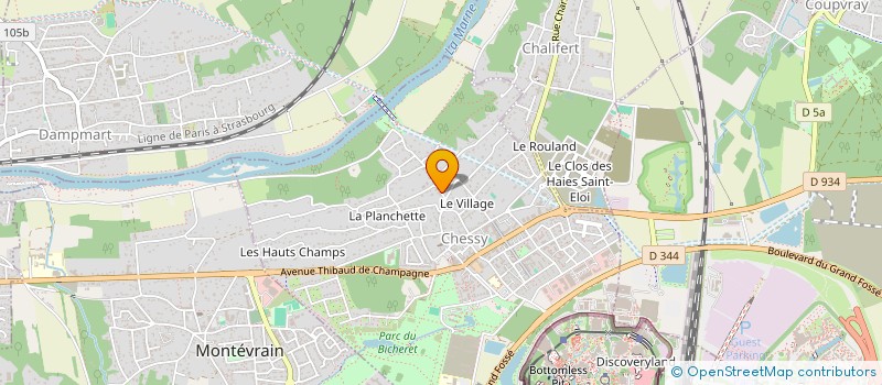 localisation de l'entreprise PADAM EDITION à CHESSY