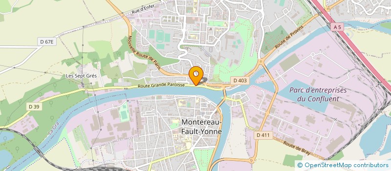 localisation de l'entreprise PADAMA à MONTEREAU-FAULT-YONNE