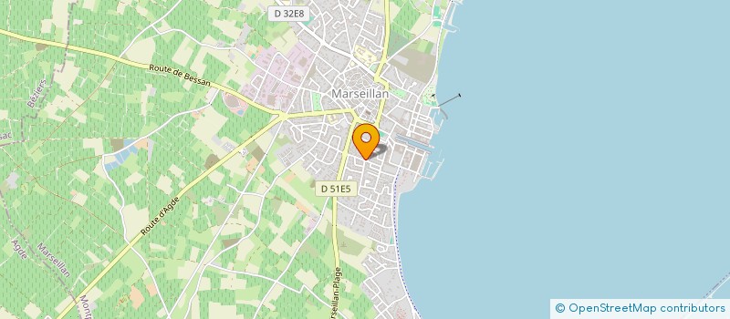 localisation de l'entreprise PADAMA à MARSEILLAN