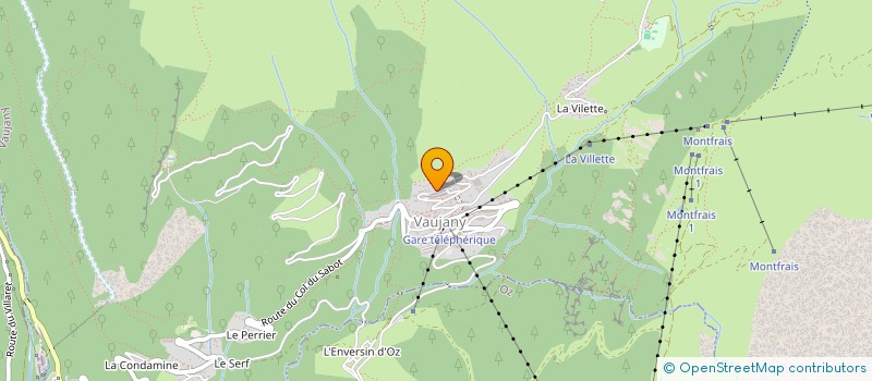 localisation de l'entreprise PADANG  VAUJANY