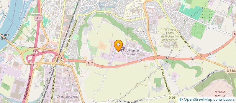 localisation de l'entreprise PADAR  VALENCE