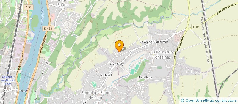 localisation de l'entreprise PADAW  CAILLOUX-SUR-FONTAINES