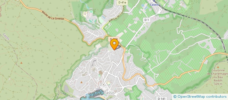 localisation de l'entreprise PADAWA à CASSIS