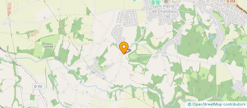 localisation de l'entreprise PADAWAN  SAINT-PIERRE-DE-CHANDIEU