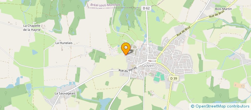 localisation de l'entreprise PADAWAN  GOVEN